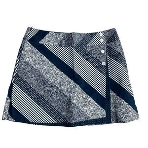 Lady Hagen Navy and White Patterned Golf Skort Skirt